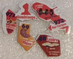 Lot De 4 Aimants Le Gaulois 48 69 971 972  Magnet - Tourism