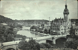 72113533 Waldheim Sachsen Zschopautal Bruecke Rathaus Waldheim - Sonstige & Ohne Zuordnung