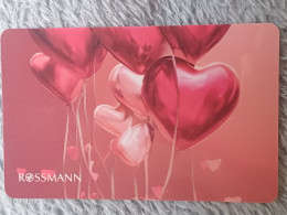 GIFT CARD - HUNGARY - ROSSMANN 15 - HEARTS - Cartes Cadeaux