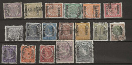1908 USED Nederlands Indië NVPH 81-98 - Nederlands-Indië