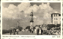 72113499 Warnemuende Ostseebad Bismarckpromenade Leuchtturm Warnemuende - Rostock