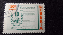 LİBERİA-1950-70         50  CENT            USED - Liberia
