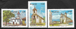 Brasil 1982 Turismo - O Barroco Mineiro RHM  C1266-C1268 - Nuevos