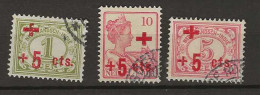 1915 USED Nederlands Indië NVPH 135-37 - India Holandeses