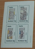 SCOTLAND STAFFA, History, Paintings, Imperf, Miniature Sheet, MNH** - Autres & Non Classés