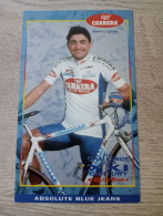 Cyclisme Cycling Ciclismo Ciclista Wielrennen Radfahren CHIAPPUCCI CLAUDIO (Carrera Blue Jeans 1996) - Cyclisme