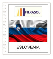 Suplemento Filkasol Eslovenia 2023 - Ilustrado Color Album 15 Anillas (270x295) SIN MONTAR - Pre-printed Pages