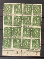 Deutsches Reich - 1922 - Michel Nr. 187 HAN Bogenteil - Postfrisch - Unused Stamps