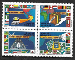 Brasil 1989 20 Anos Da ECT Serviços Especiais - Quadra RHM  C1621 - Unused Stamps