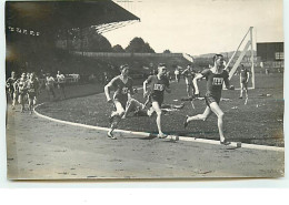 Carte-Photo - Athlétisme - Championnat De France 1928 Ou JO De 1924 à Colombes - Groupes De Coureurs - Atletica