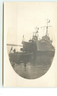 Carte Photo Bizerte-Ferryville - Arsenal De Sidi Abdallah - Bateau Militaire - Warships