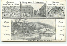 Carte Souvenir De LORROY - Lorroy Et Les Caves Après La Catastrophe - Autres & Non Classés