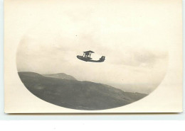 Carte Photo Bizerte-Ferryville - Arsenal De Sidi Abdallah - Avion En Plein Ciel - Altri & Non Classificati