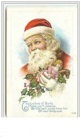 Carte Gaufrée This Picture Of Santa I Hope You'll Receive .... On Next Xmas Eve - Kerstman