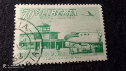 LİBERİA-1950-70         70  CENT            USED - Liberia
