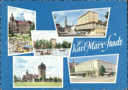 72113333 Karl-Marx-Stadt Rathaus Hochhaus Am Schlossteich Roter Turm Karl-Marx-S - Chemnitz