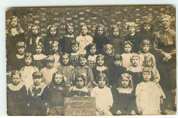 Carte Photo - Belgique - Malines - Hommage à Monseigneur Mercier - Groupe De Fillettes - Malines