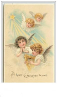 Carte Gaufrée - A Happy Eastertide Be Yours - Angelots - Ostern