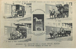 Publicité - La Maison Félix Potin Possède Les Plus Beaux Attelages - Cheval - Advertising