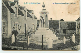 SAINT-CYR-LA-ROSIERE - Le Monument Aux Morts (1914-1918) - Other & Unclassified