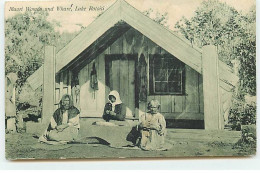 Nouvelle Zélande - Maori Women And Whare - Lake Rotoiti - Neuseeland