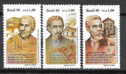 Brasil 1989 Dia Do Livro RHM  C1653-C1655 - Unused Stamps