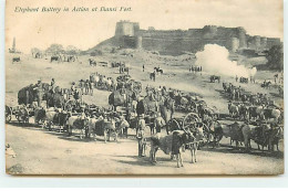 Inde - Elephant Battery In Action At Jhansi Fort - Inde
