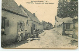 Environs De Saint-Piat - GROGNEUL - Perspective De La Rue De La Pompe - Autres & Non Classés