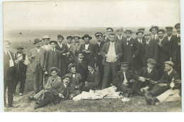 ESPAGNE - RPPC - Groupe D'hommes Mangeant Et Buvant - Sonstige & Ohne Zuordnung