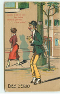 Desiderio - Quando La Pera é Cosi ... Una Tortura - Homme Regardant Une Femme Marchant - Humour