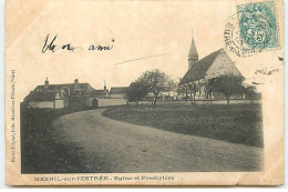 MESNIL-SUR-L'ESTREE - Eglise Et Presbytère - Autres & Non Classés