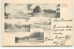 Hongrie - Udvözlet Vecsesrol - Templom, Vendeglo, Hofecker Villa .... - Hongarije
