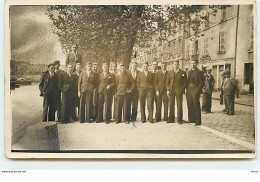 Carte-Photo - Souvenir De Conscrits 1937 - Equipe Junior Finaliste Championnat France Junior - To Identify