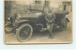 Carte-Photo - Militaire à Côté D'un Véhicule - Andere & Zonder Classificatie