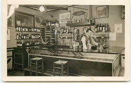 Carte-Photo - Intérieur D'un Bar - Cafés