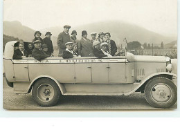 Carte-Photo - En Route Pour BIARRITZ - S.L.A. Lourdes - Autres & Non Classés