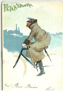 Rosetti - Petersbourg - Homme Sur Un Vélo - Globe Trotter - Autres & Non Classés