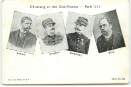 Erinnerung An Den Zola-Prozess - Paris 1898 - Dreyfus - Ereignisse