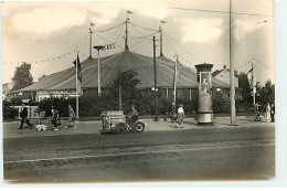 Carte Photo - Spectacle - Cirque - Chapiteau Du Cirque Aeros - Moto - Circus