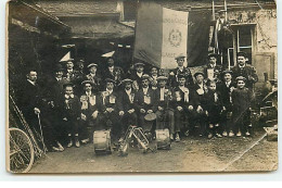 Carte Photo - GASSICOURT (Mantes La Jolie) - Fanfare - Conscrits - Vendue En L'état - Otros & Sin Clasificación