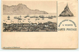 Cap Vert - S. VICENTE - Union Postale Universelle Carte Postale - Kaapverdische Eilanden
