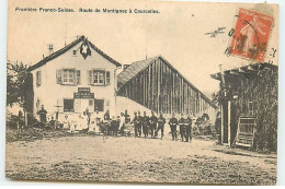 Suisse - Frontière Franco-Suisse - Route De Montignez à Courcelles - Douaniers, Restaurant Au Canada - Otros & Sin Clasificación