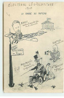 Politique - Satirique - Elections Législatives 1910 - La Course Au Poteau - Barot - Rompion - Rumeau - Satirisch