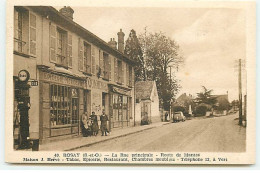 ROSAY - La Rue Principale - Route De Mantes - Maison J. Hervé - Epicerie, Mercerie - Pompe à Essence - Otros & Sin Clasificación