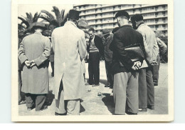 Carte Franchise Militaire - ALGER - Jeu De Boules - Locataires De Cet Immeuble à Loyer Modéré - Alger