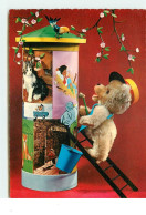 Ours - Teddy Bear - Nounours Colleur D'affiches - Speelgoed & Spelen