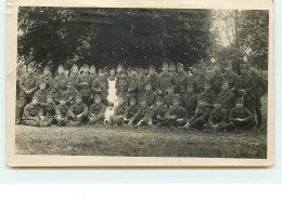 Carte- Photo De METZ - Groupe De Militaires - Metz