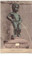 Carte à Système - Souvenir De BRUXELLES - Manneken-Pis - Monuments, édifices