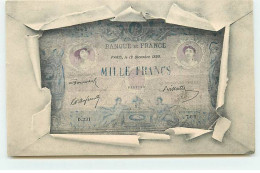 Représentation De Monnaie - Billets De Banque De France - 1000 Francs - Münzen (Abb.)
