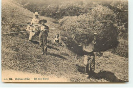 Suisse - CHATEAU-D'OEX - Un Bon Filard - Famille Ramassant Les Foins - Sonstige & Ohne Zuordnung